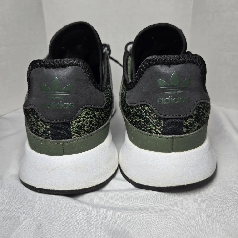 Adidas X_PLR Base Green Athletic Shoes Mens 10.5 Athleisure Sports Knit Sock